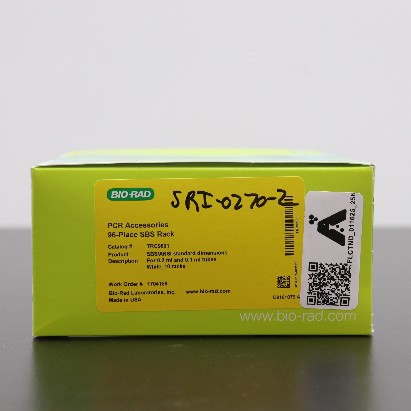 Bio Rad Cat No HSP9655 Hard Shell PCR Plates 96 Well Thin Wall