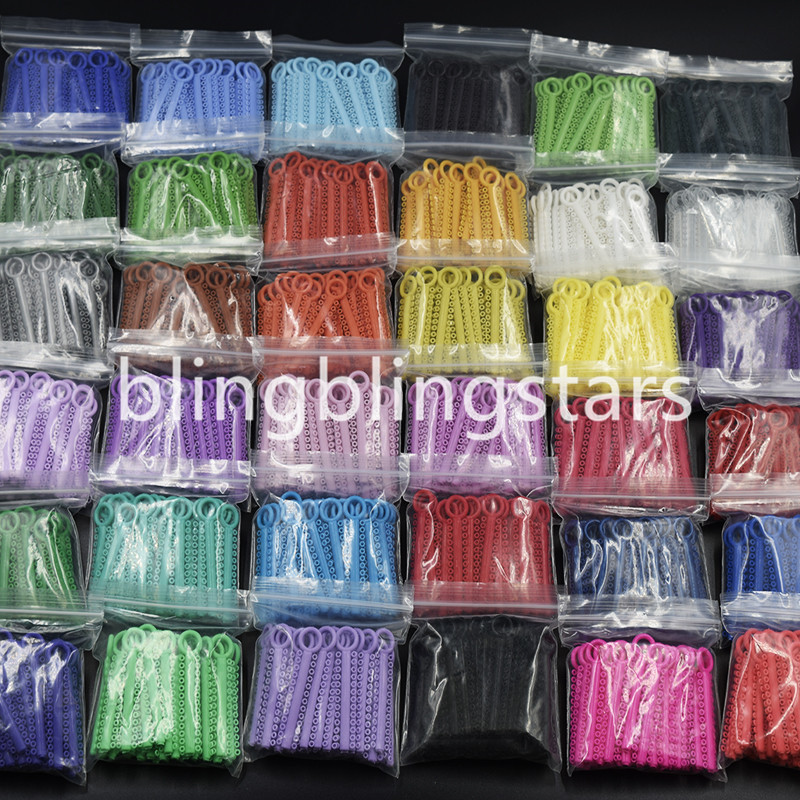 10 Packs 10400 Pcs Dental Orthodontics Elastic Ligature Ties 36 Colors For Chose
