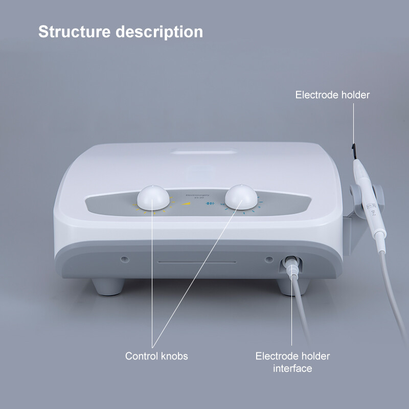 Dental Electro Electrosurgery Unit Machine High Frequency Electric 7pcs Knifes
