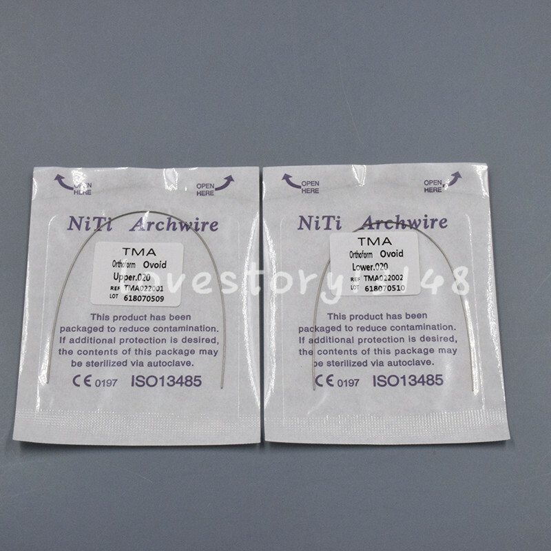 Dental TMA Molybdenum Beta Titanium Ti-Mo Alloy Arch Wire Rectangular/Round