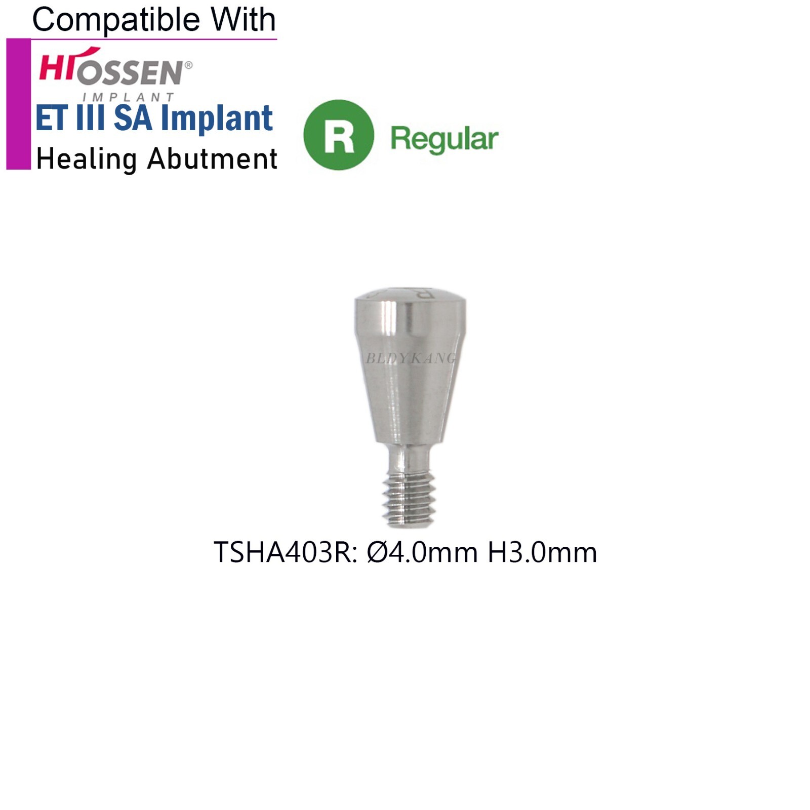 Dental Healing Abutment Mini Regular Platform Fits Osstem Hiossen