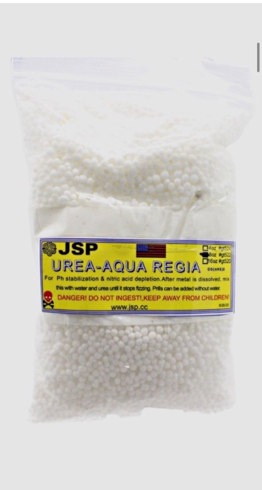 Urea Aqua Regia 99% Pure Gold Refining Recovery 4 oz ” SHIPS FROM CA West Coast