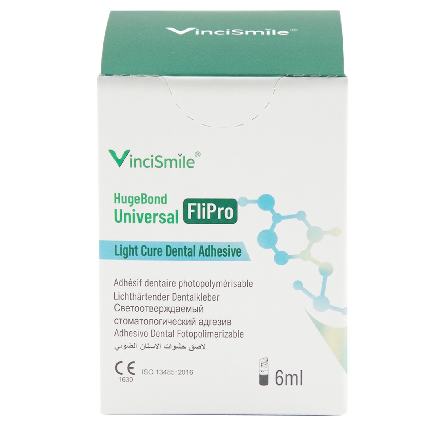 Huge VinciSmile Universal FliPro Light Cure Dental Bonding Resin Adhesive 6ml