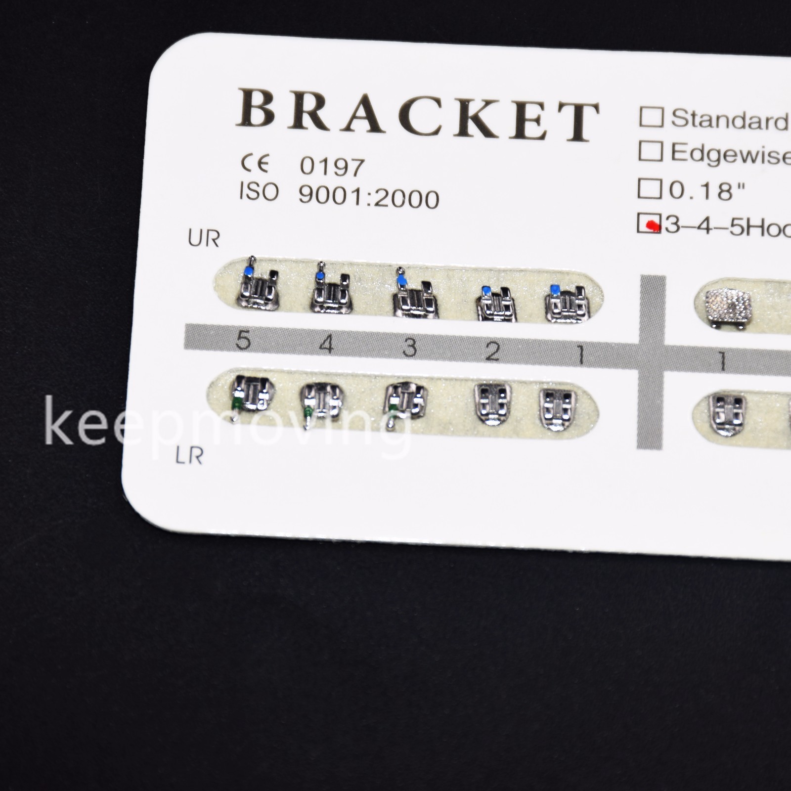 Dental Orthodontic Bracket Roth/MBT/Edgewise 018/022 no/3/345 Hook Standard Mini