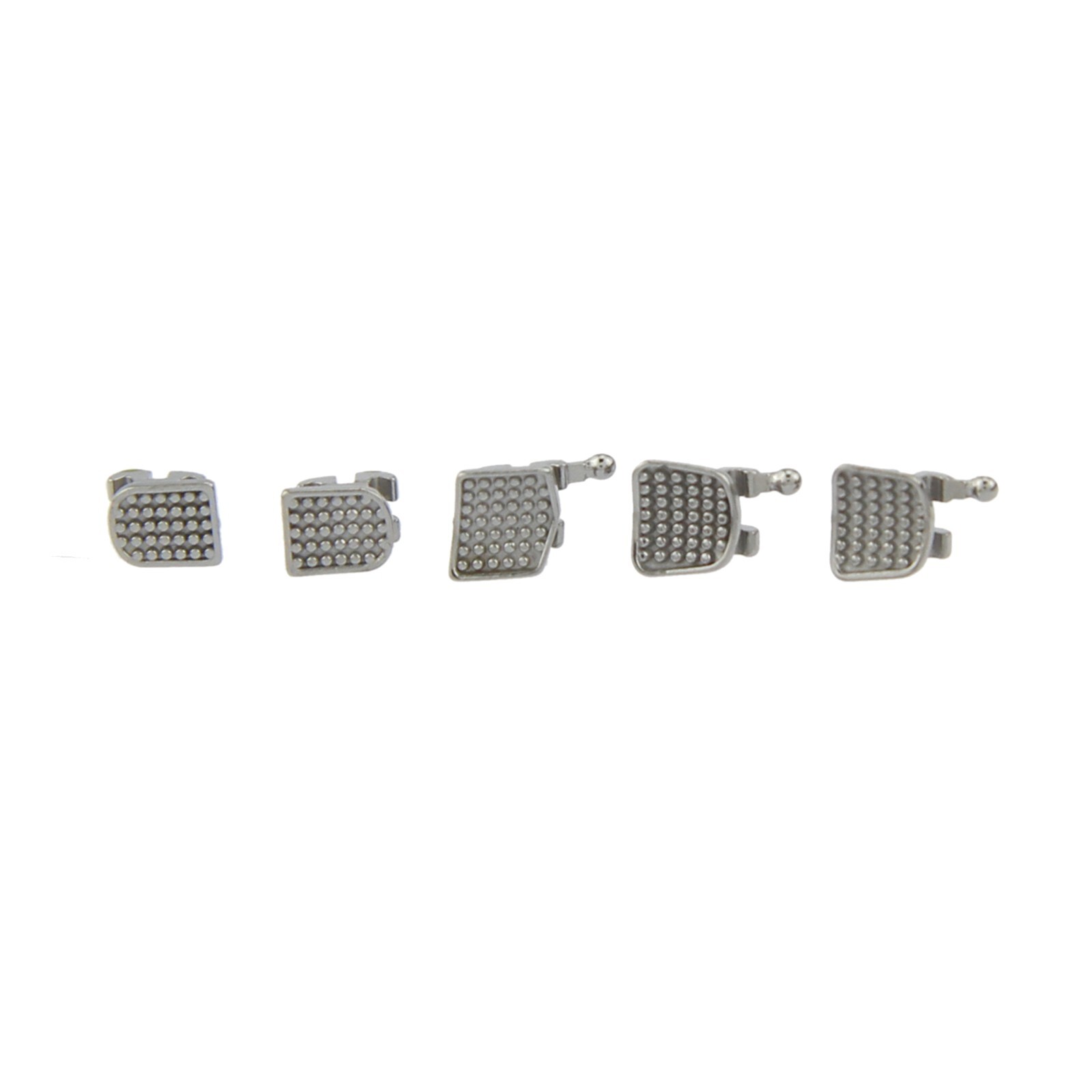 Orthodontic Bracket Brace Metal MIM MINI MBT Roth 018 345 With Hooks 5-5 OC
