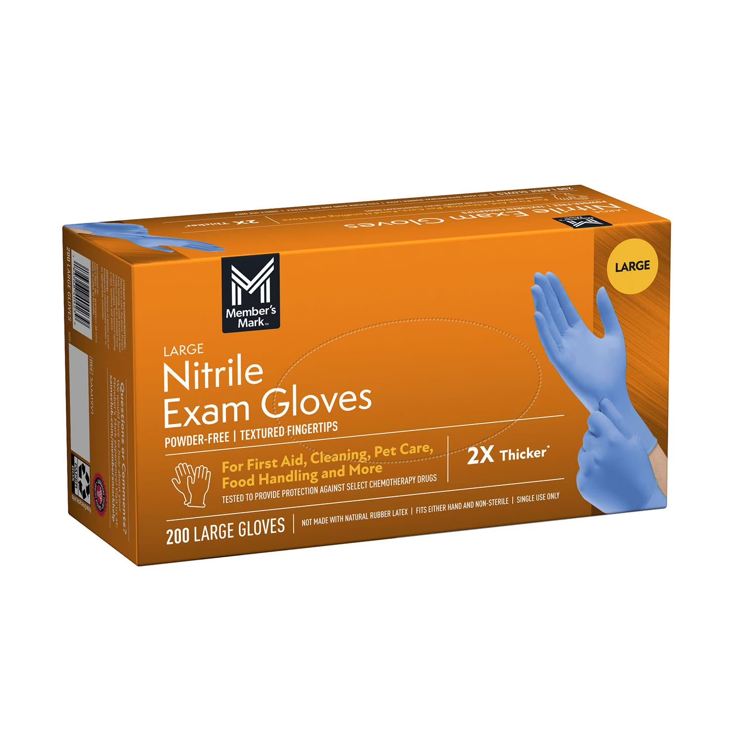 Member’s Mark Nitrile Exam Gloves Large 200 Count