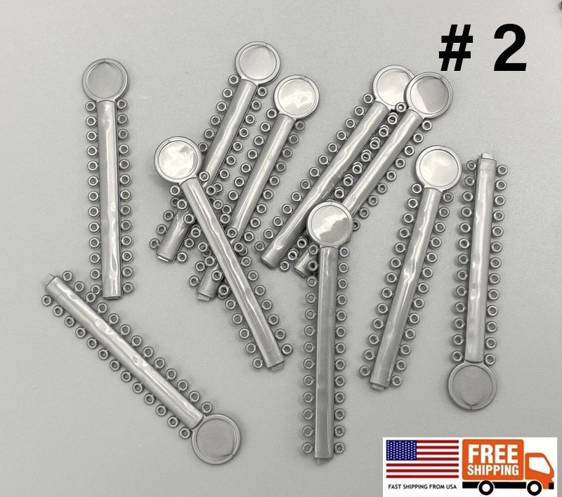 1040Pcs Dental Orthodontic Elastic Braces Rubber Band Ligature Ties For Bracket