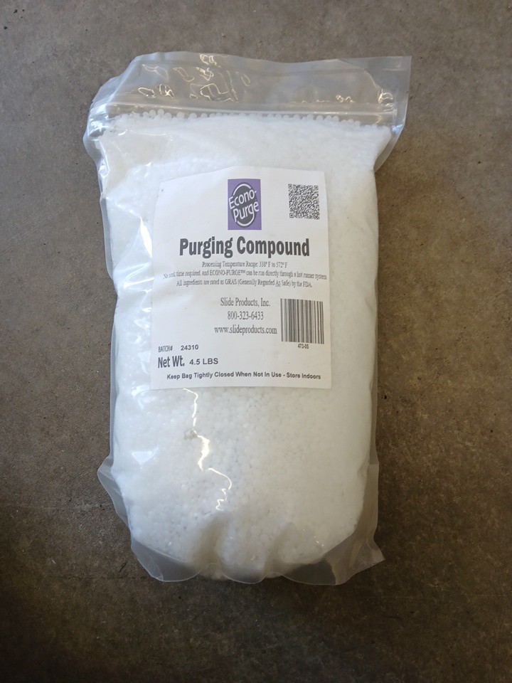 1 Bag 4.5 Lbs —Econo-purge Compound 4.5lbs For Pellet Based Extrusion