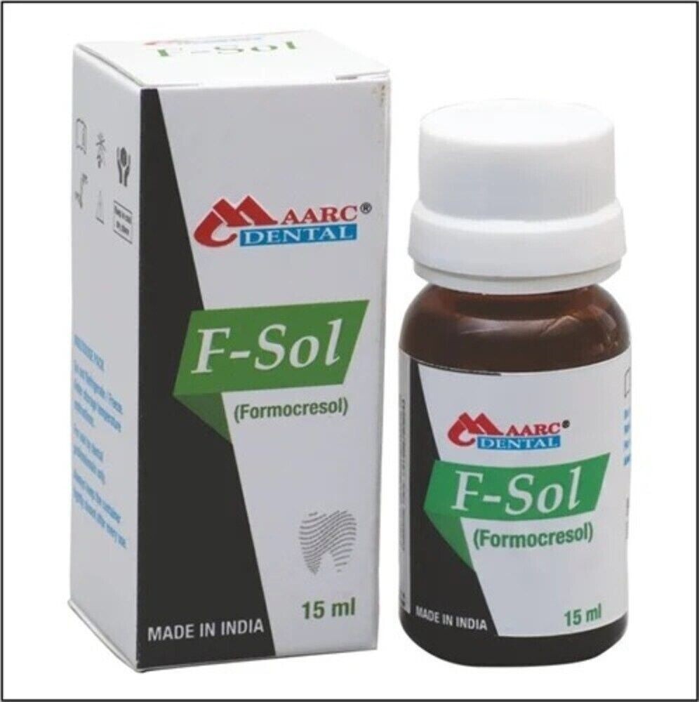 Maarc F-Sol Formocresol Disinfectant and Devitalizing Solution (Free Ship)