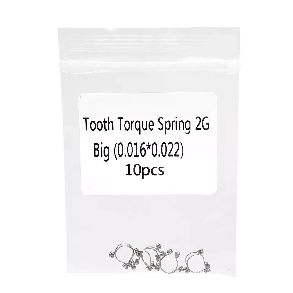 10Pcs/Bag Dental Orthodontic Anterior Teeth Torque Wire Spring Rectangular