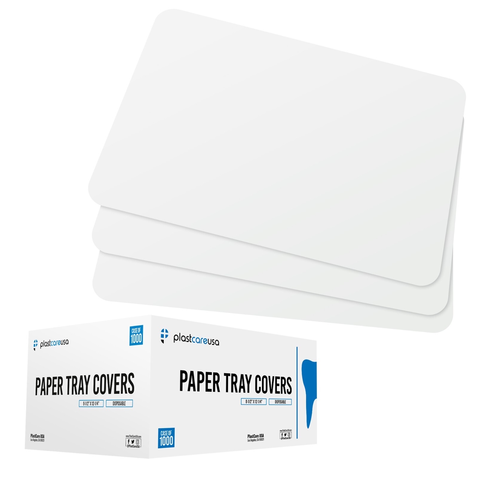 Paper Dental Tray Covers for Size “B” Trays 8.25 “x 12.25”, Tattoo Medical