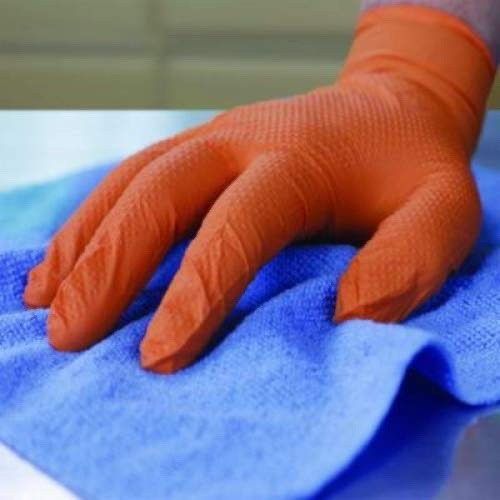 100 Ct Xtreme Diamond Textured Nitrile Gloves medium Food Cleaning Automotive