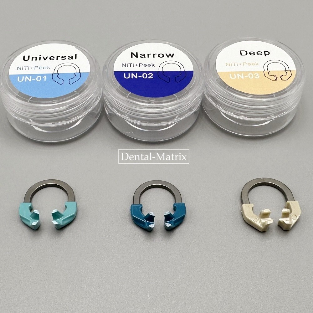 Dental Sectional Contoured System Matrix Bands M4 Universal Narrow Clamping Ring