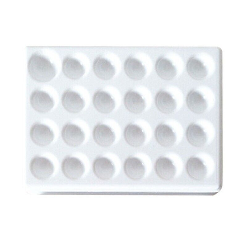 1 Pcs Dental Lab Tool Glaze Mixing Tray 24 pits Palette Porcelain Ceramic Cover