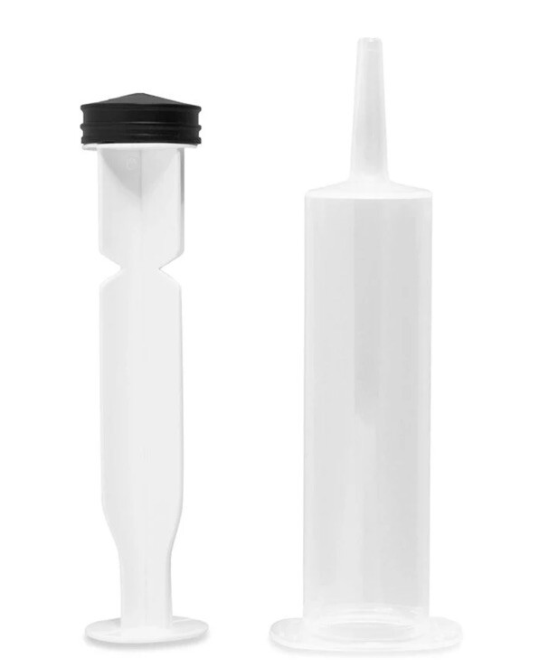 2x 60ml/2oz Plastic Syringe Sterile Reusable Tube Plant Water Animal Feeder