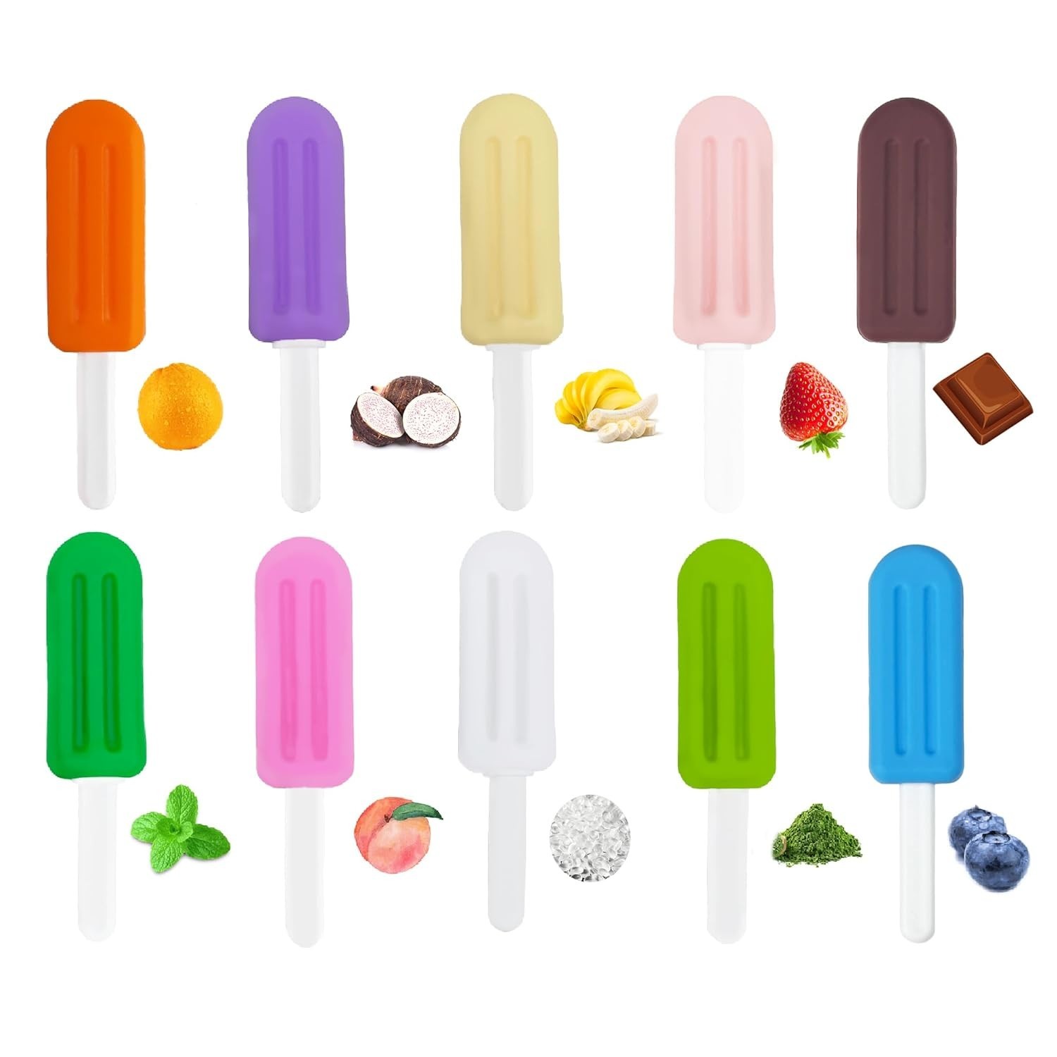 Aligner Chew Pops 10PCS Silicone Braces Chew Tool for Invisalign Metal