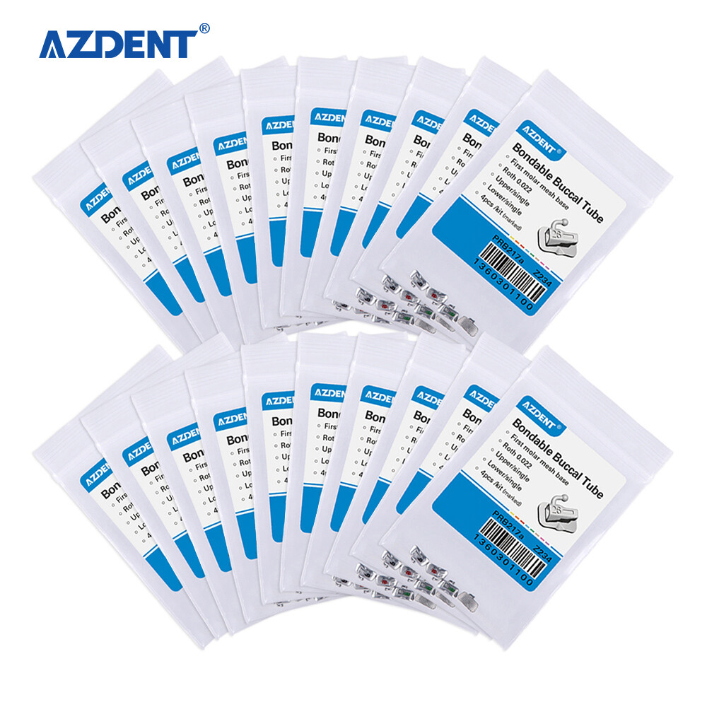 10Pack Dental Ortho 1st Molar Roth 0.022 Buccal Tube Bondable Non-Convertible
