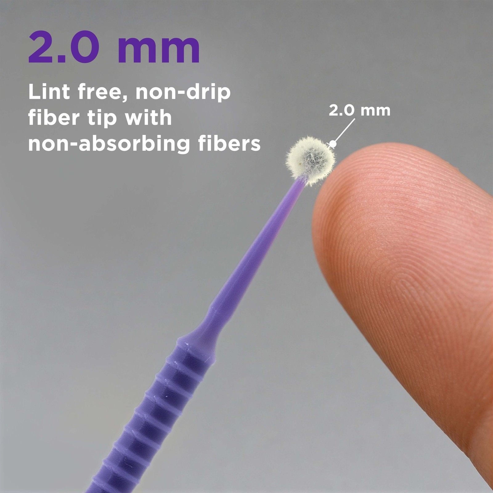 100 Eyelash Extension Micro Brushes, 2.0mm Tip Brush Applicators, Paint Touch Up