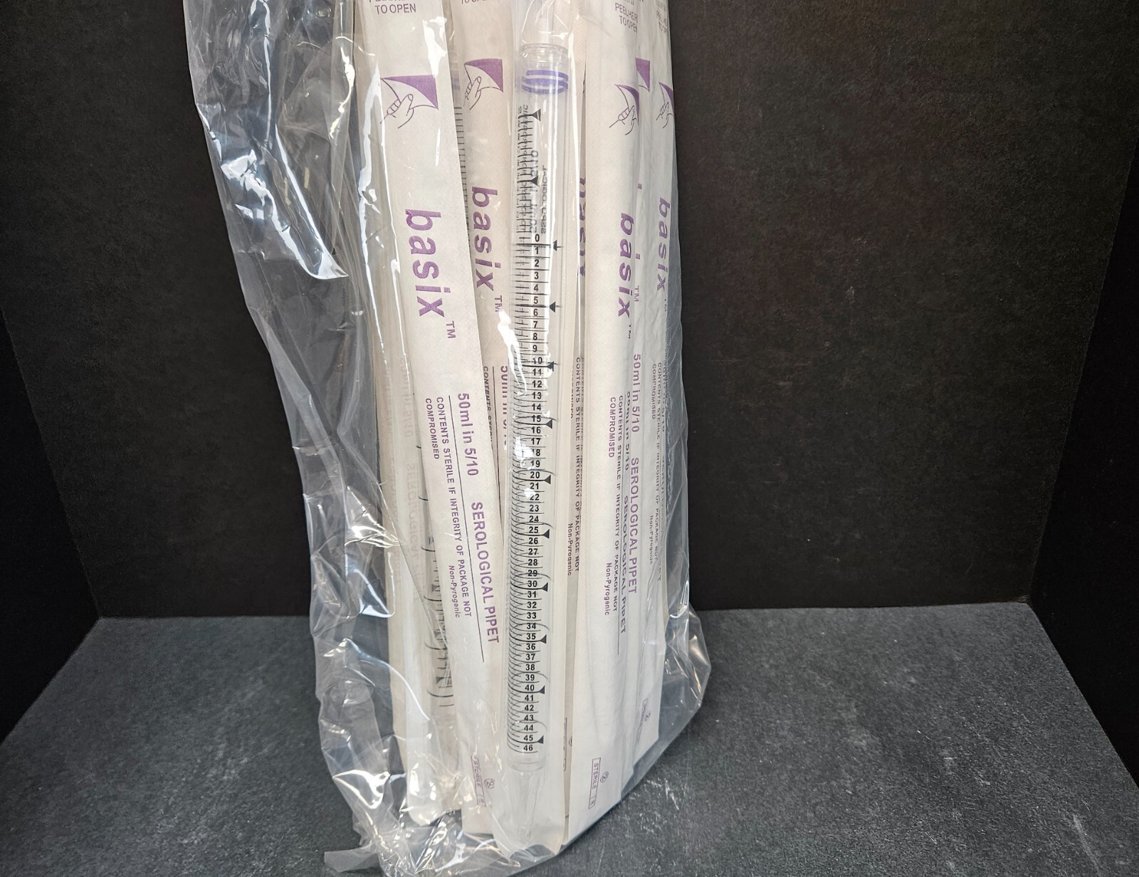 Fisher Scientific Serological Pipet 50 ml PS Case of 100 Pipettes