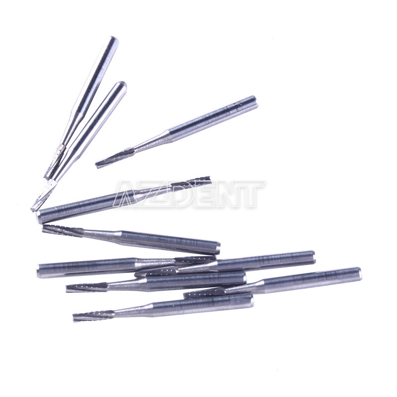 AZDENT Dental Tungsten Carbide Bur FG Dills Round Type For High Speed Handpiece