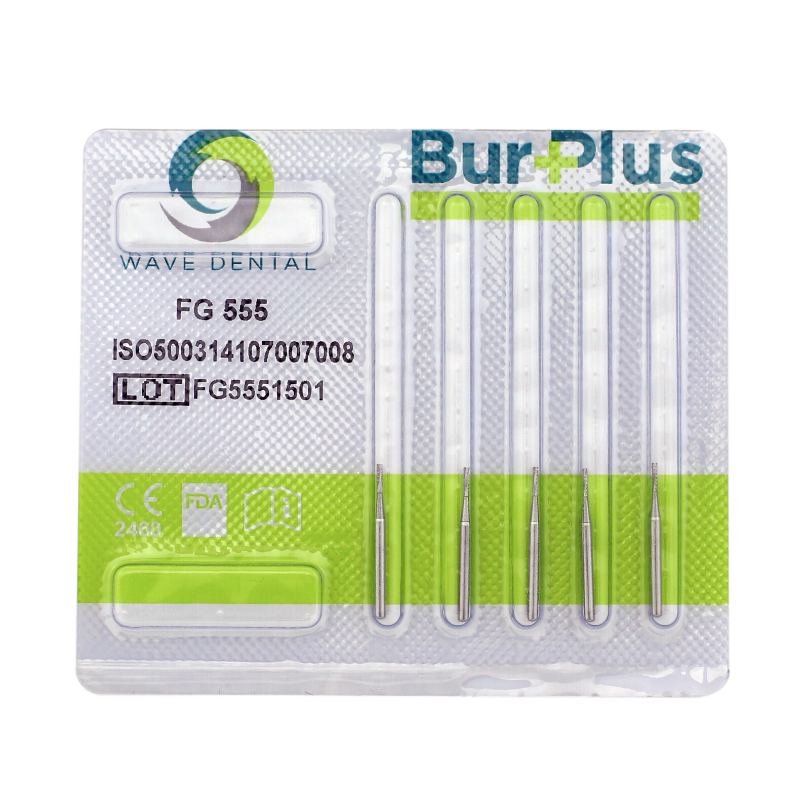WAVE Dental Carbide Burs Straight Flat End Bur FG 56 57 555 557L Friction Grip
