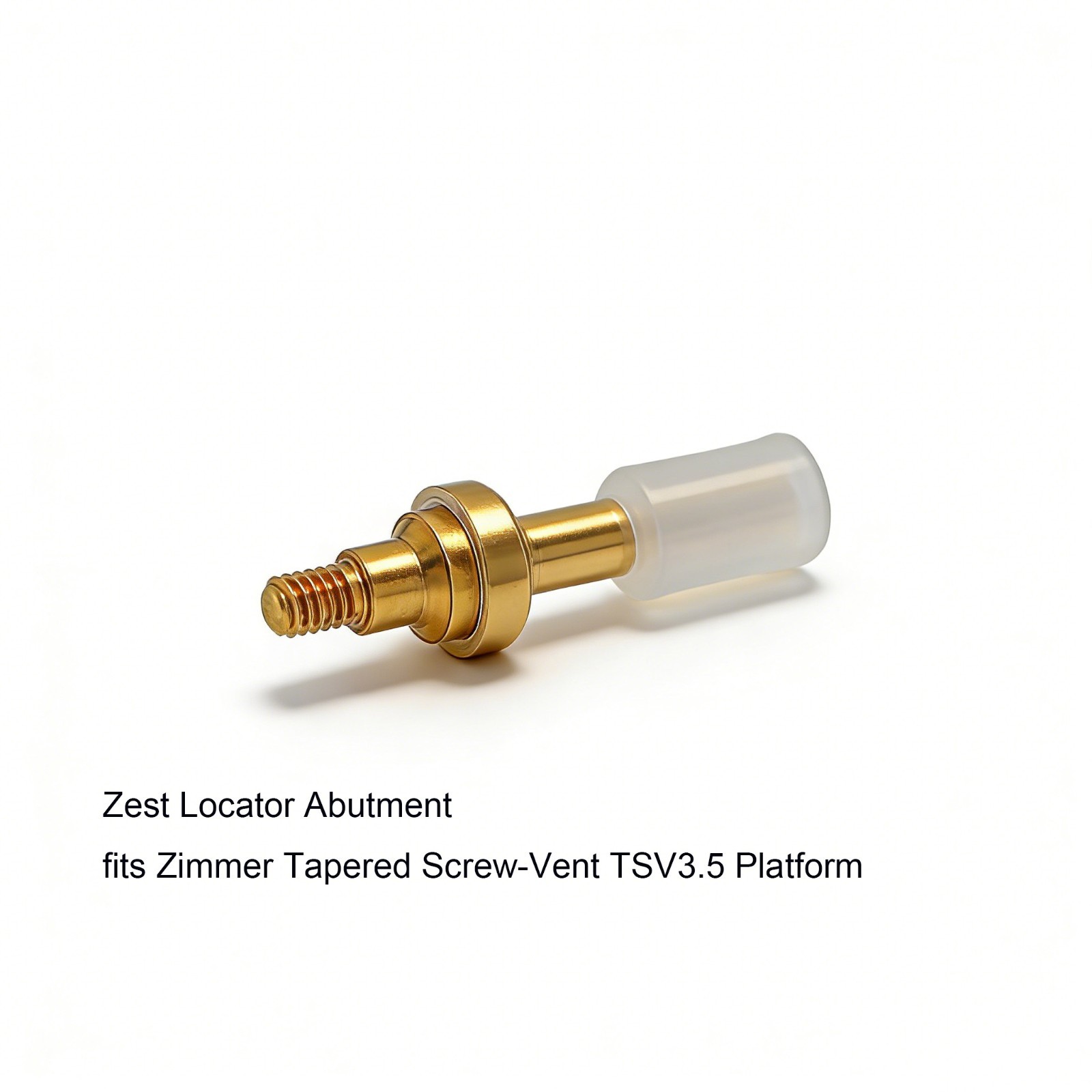 Zest Locator Abutment for ZimVie Zimmer TSV3.5mm Internal Hex Dental Overdenture