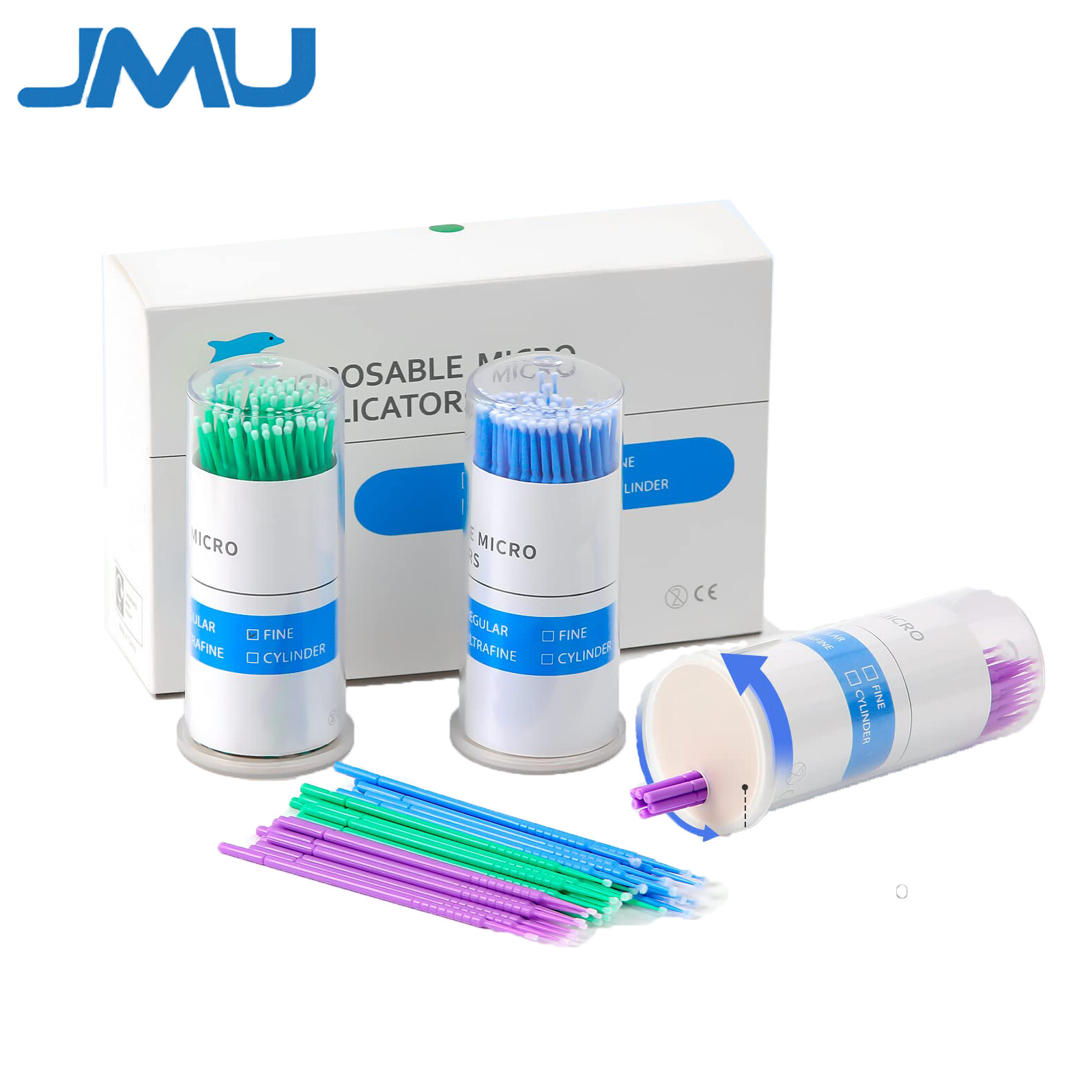 400 Micro Brushes Applicators Microbrush Dental (Regular, Fine, Super Fine) Eye