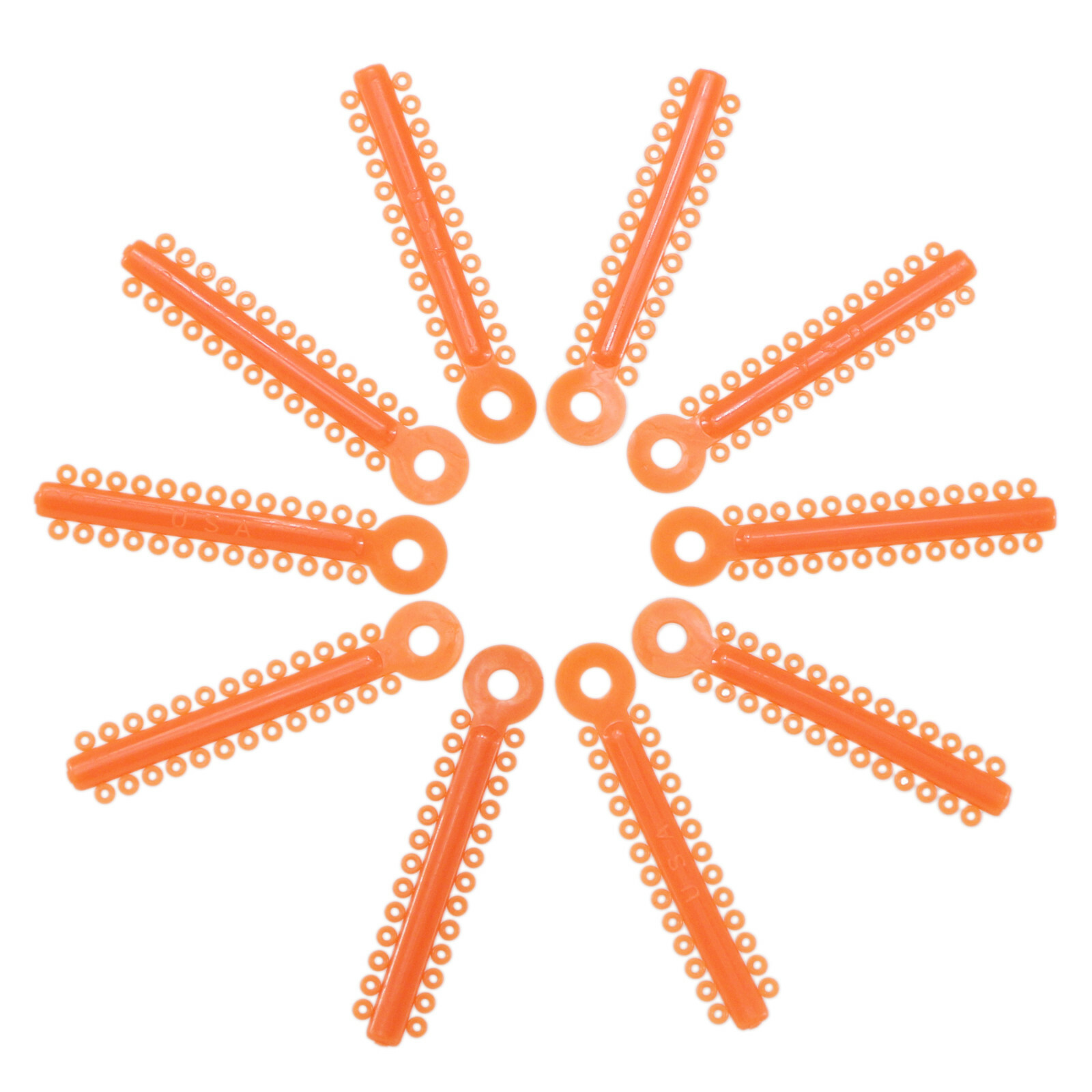 1040 Pcs Dental Orthodontic Elastic Ligature Ties Rubber Bands for Brackets