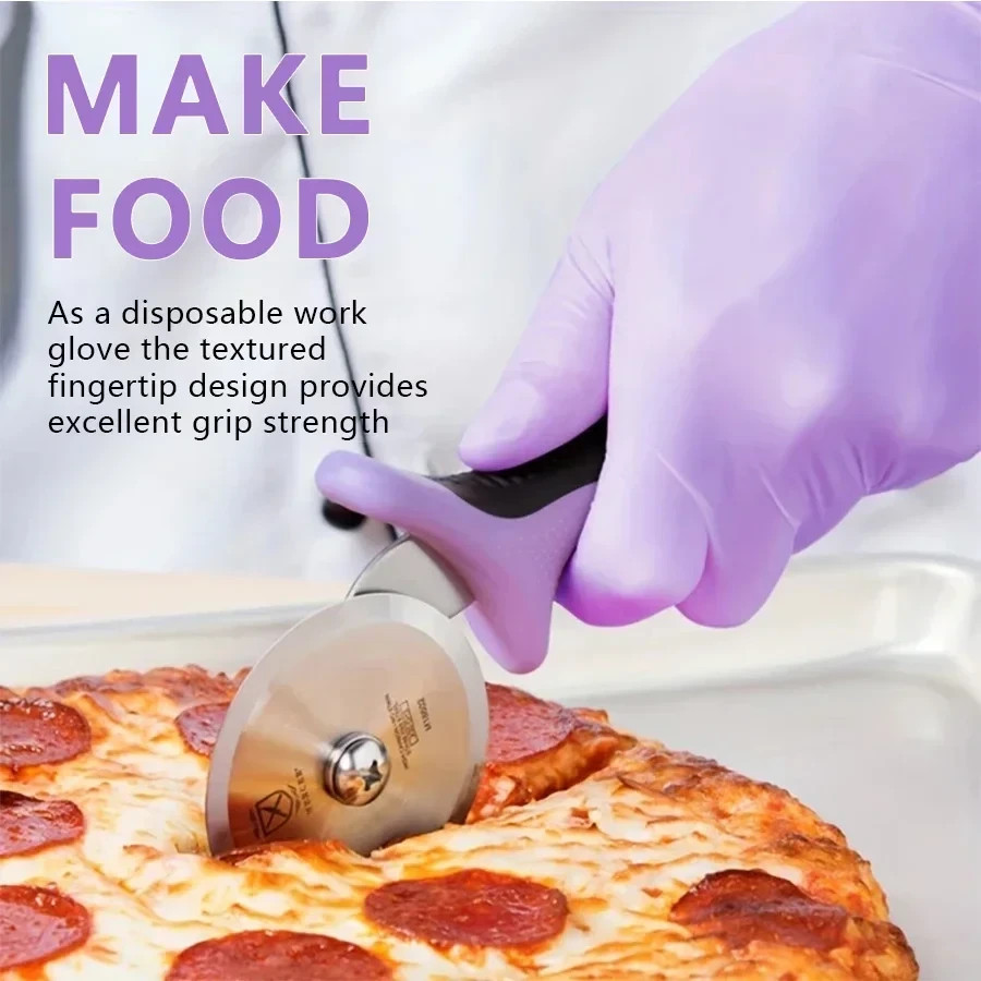 Disposable Nitrile Gloves Powder Free Latex Free Medical Food Grade Gloves