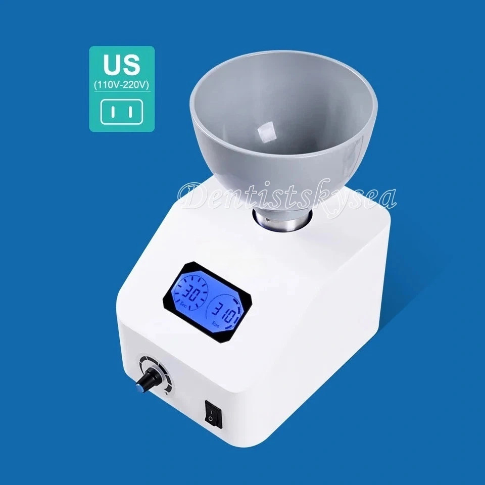 Dental Impression Alginate Mixer 300rpm Printing Material Gypsum Blender US/EU