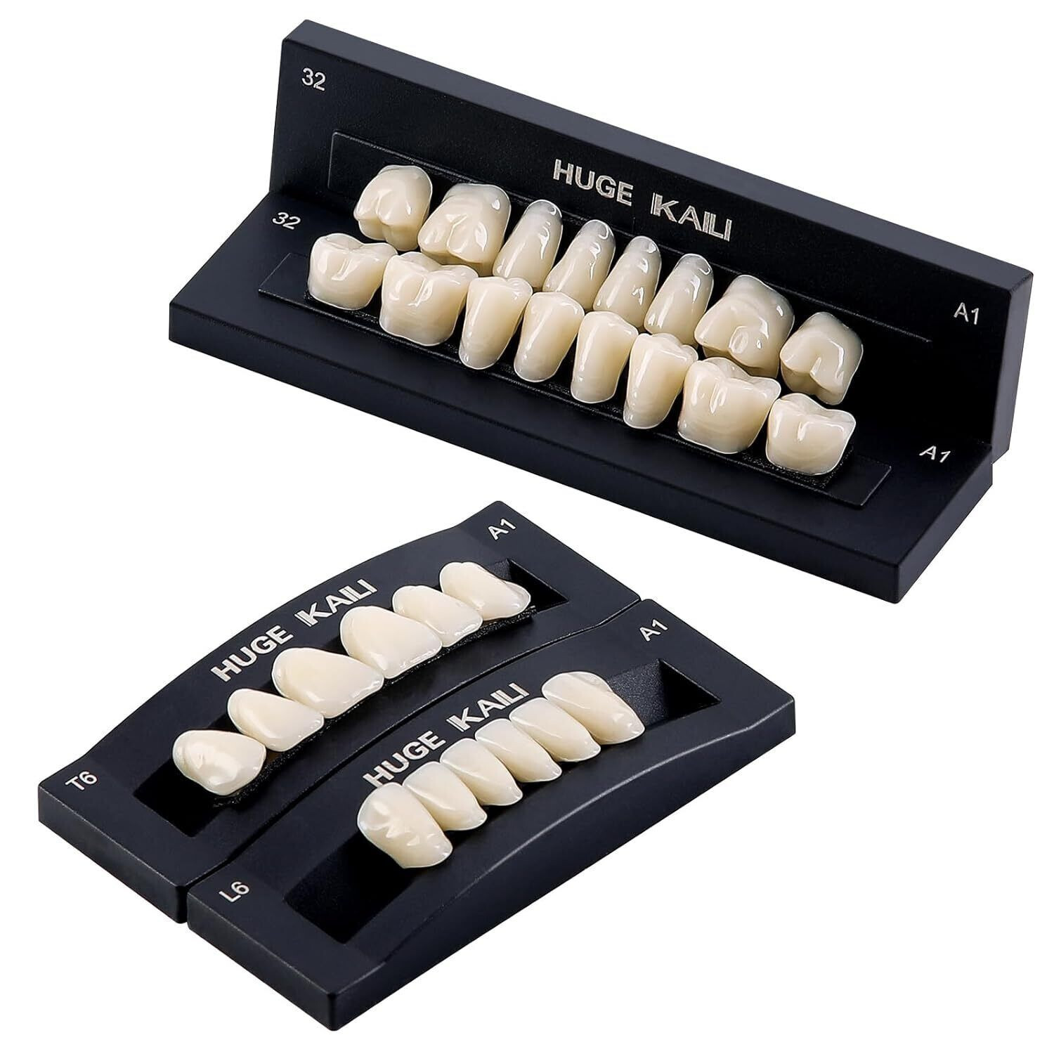 28Pcs/Set Dental Acrylic Resin Denture Teeth Full Set Upper&Lower A1/A2/A3