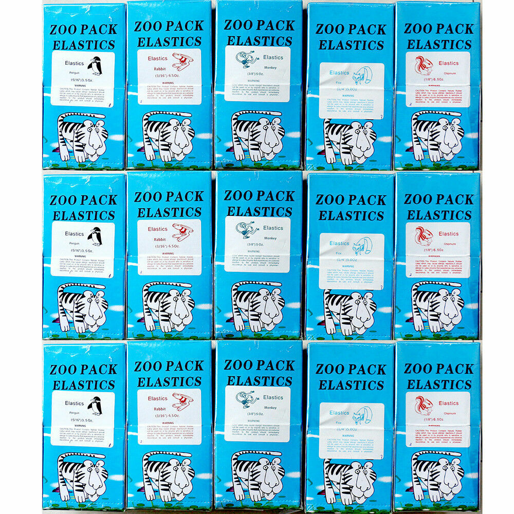 1Pack Dental Orthodontic Elastics Latex Braces Rubber Bands 5000Pcs/kit 15 Sizes