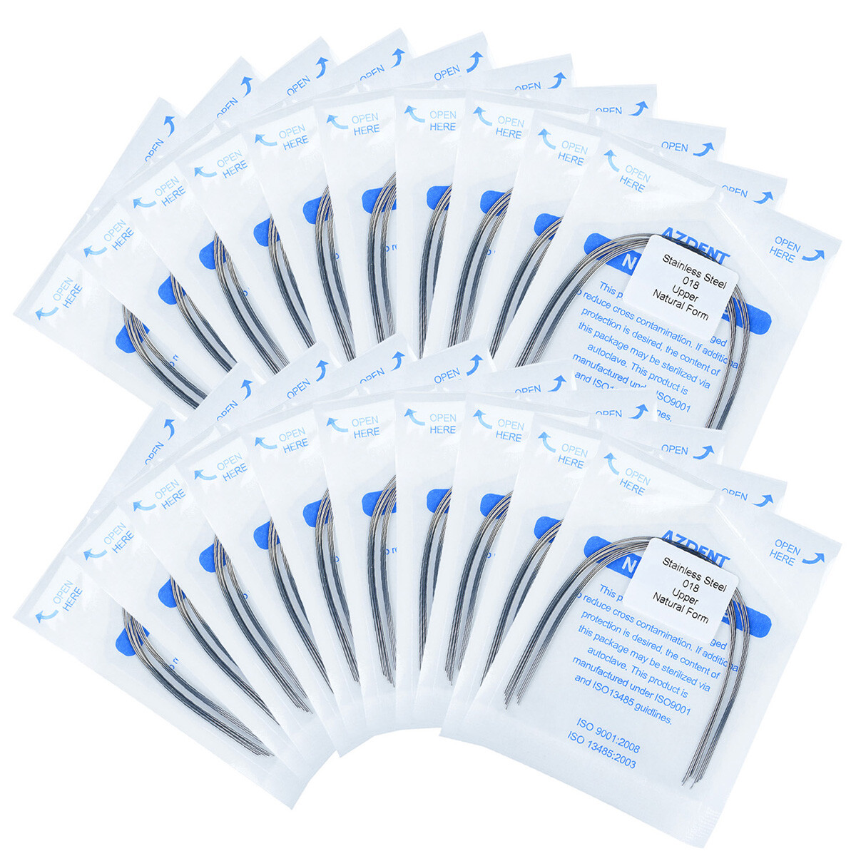 Dental Orthodontic Natural Form Arch Wires Stainless Steel Round 10PCS/Pack HOT