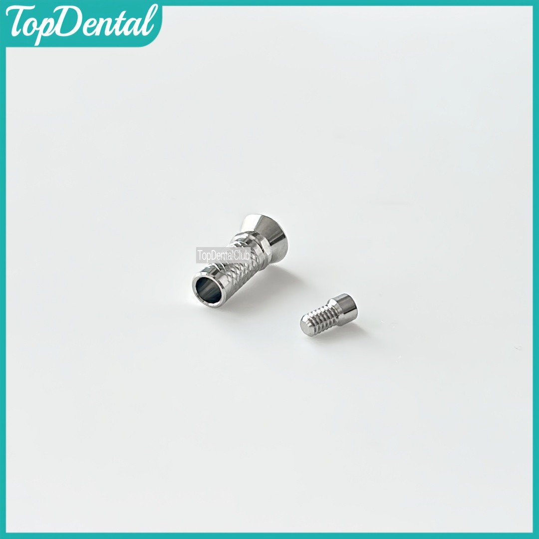 ⌀5.0 Dental Titanium Cylinder Multi Unit Temporary Abutment Screw Ti MU Fits OSS