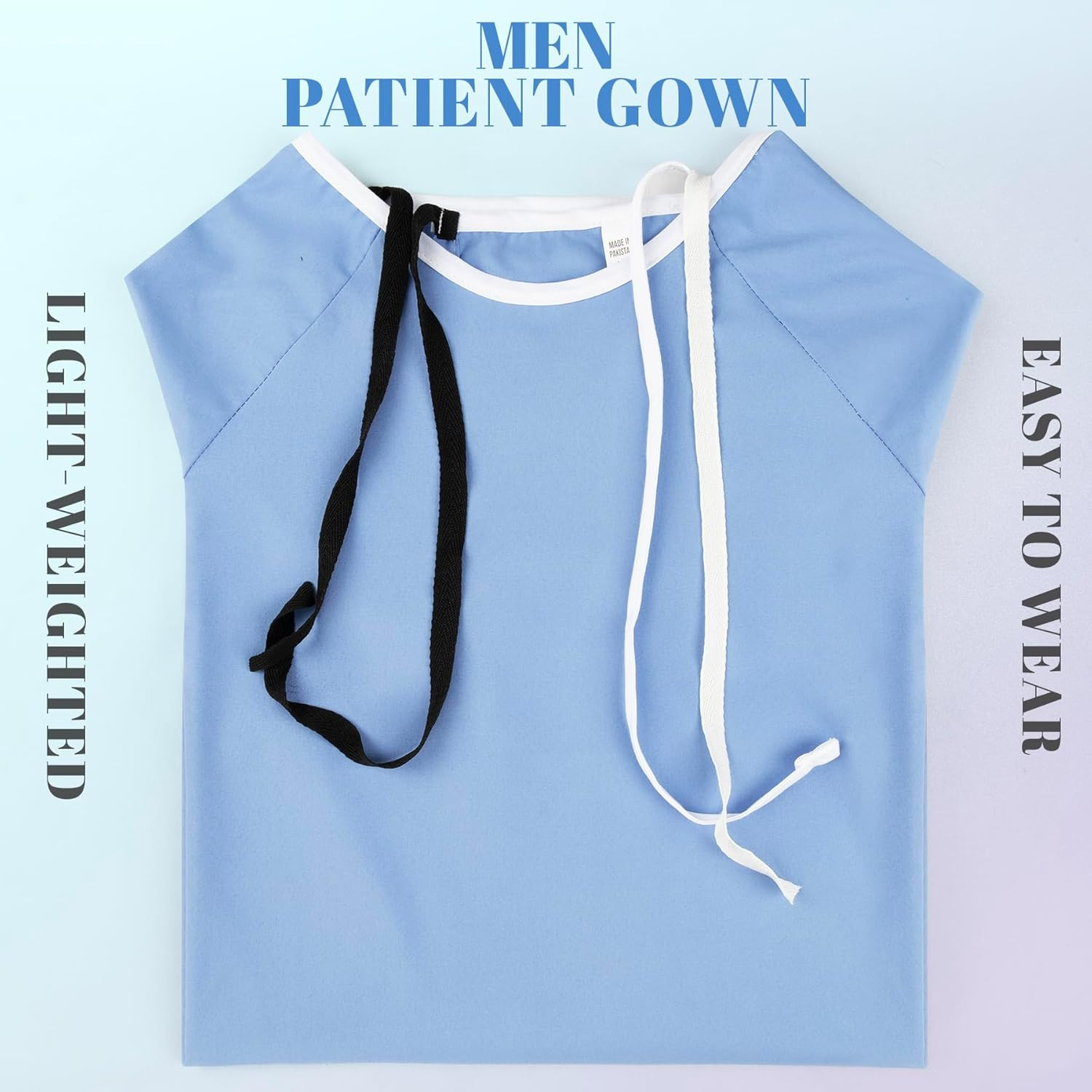 Men’S Hospital Gown Soft and Comfortable Patient Gown
