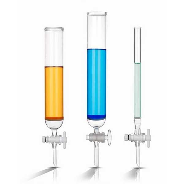 Glass Chromatography Columns with Standard Joints Chemistry Laboratory Supply
