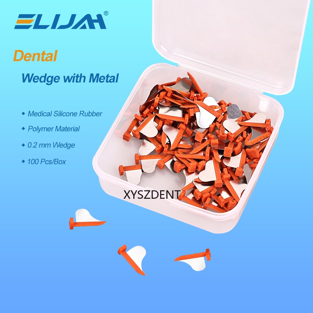 100pcs/box Dental Prime Teeth Interproximal Plastic Wedge Knife with Protection