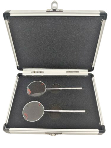 0.25/0.50 Optometry Trial Jackson Cross Cylinder Diopters Optics Lens /w Case
