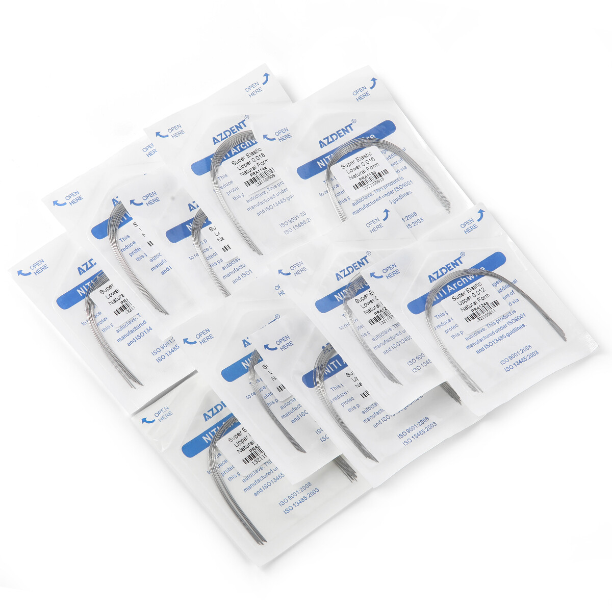 AZDENT Dental Orthodontic Niti Arch Wire Super Elastic Natural Nature Form Round