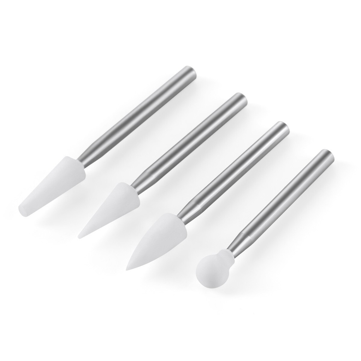 Dental Polishing Burs Porcelain Resin FG Burs Coarse / Fine White/Green Stone
