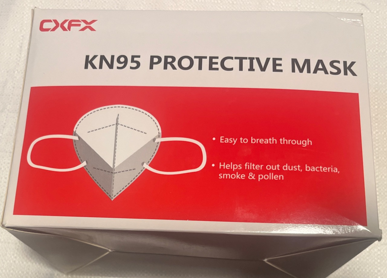 2 Boxes (30ct each) CXFX 30 KN95 Protective 5 Layer Face Mask Disposable