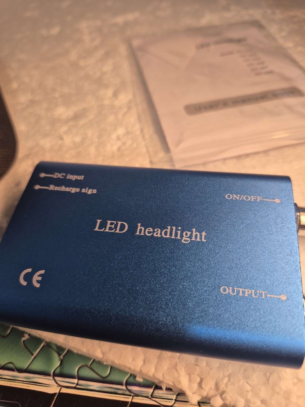 3W Waist-hanging Dental Surgical LED Headlight Metal Clip Headlamp with Filter