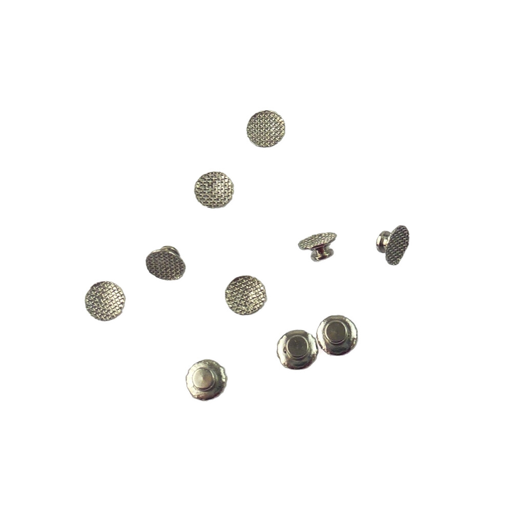 Dental Orthodontic Lingual Buttons Bondable MIM Mesh Base Easyinsmile 10Pcs/Pack