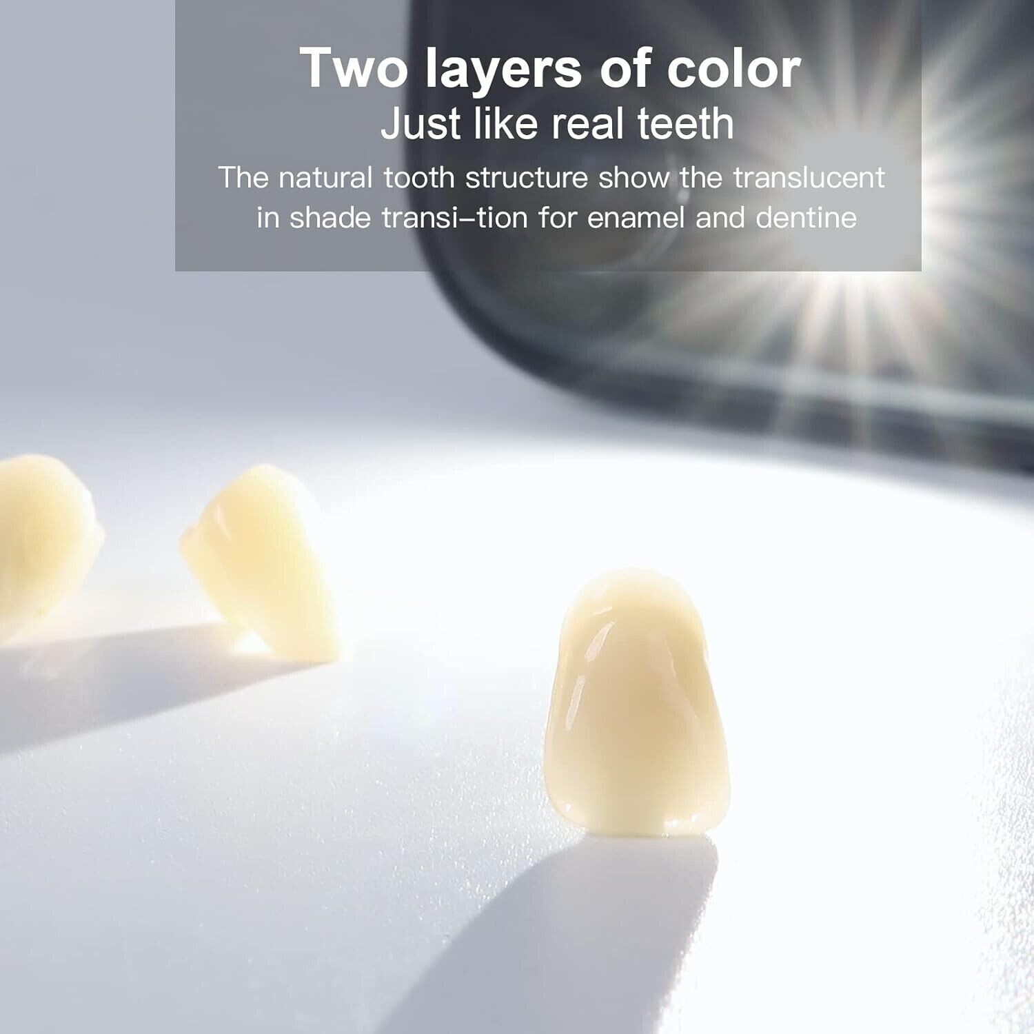 28Pcs/Set Dental Acrylic Resin Denture Teeth Full Set Upper&Lower A1/A2/A3