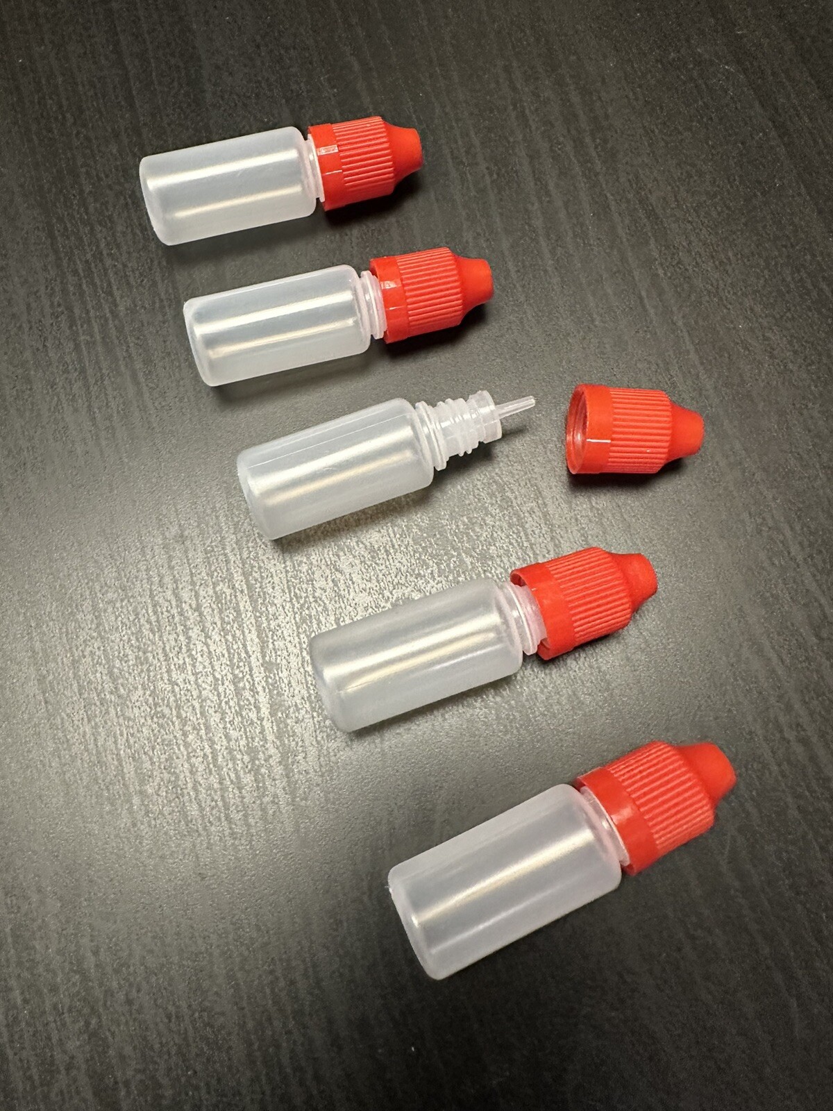 5 pcs 10ml Empty Dropper Squeezable Plastic Dropper Bottles Eye Dropper Bottle