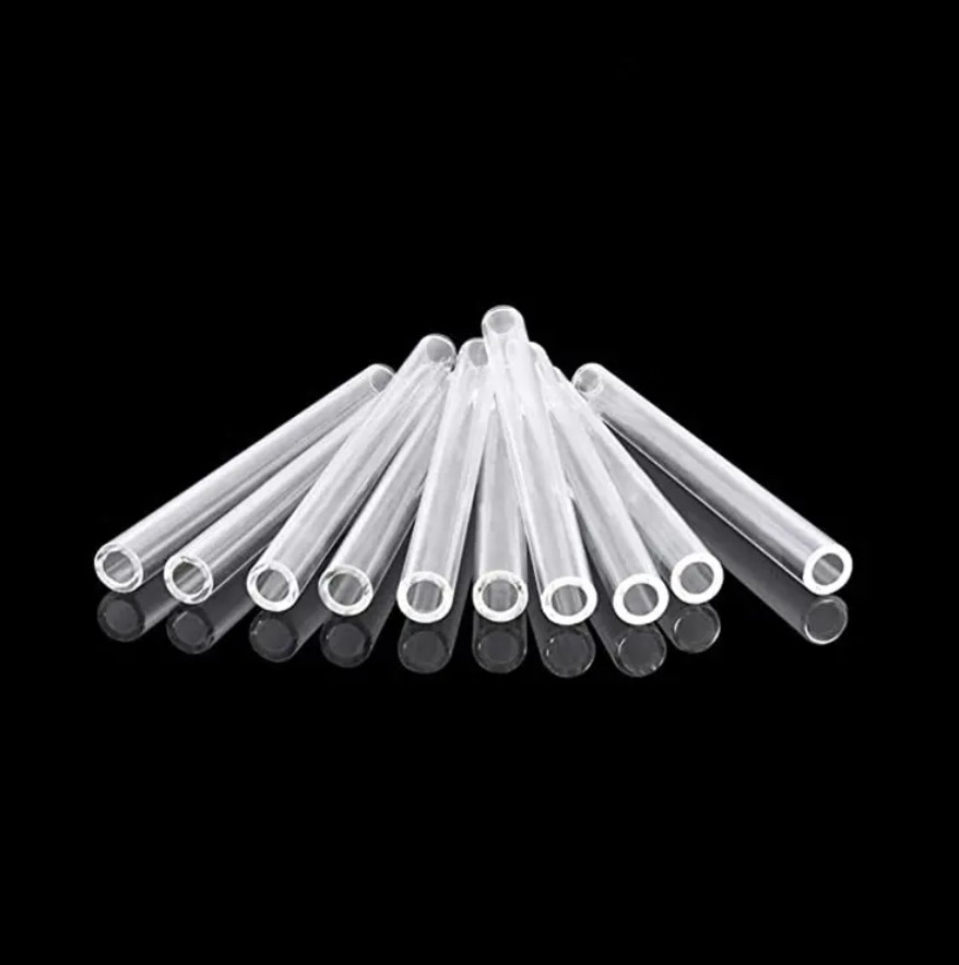 4″/6″/8 Inch Borosilicate Clear Glass Blowing Tube 12mm OD 8mm ID 2mm Thick Wall