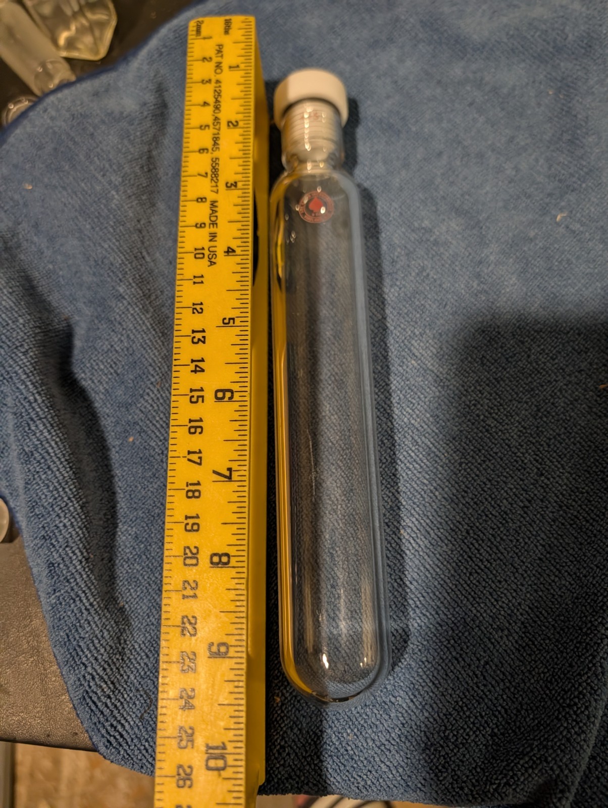Ace Glass Heavy Wall Pressure Tube #15 Ace-Thred 150mL 8″ x 1″ with Cap