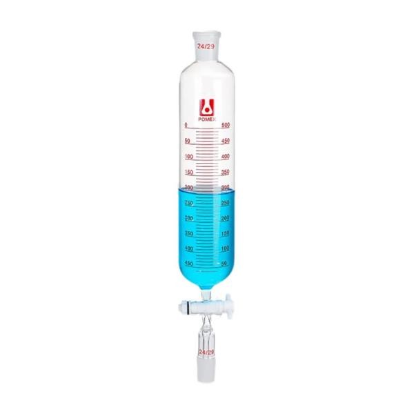 25ml-1000ml Graduated Separation Funnel Borosilicate Cylinder Lab Glassware