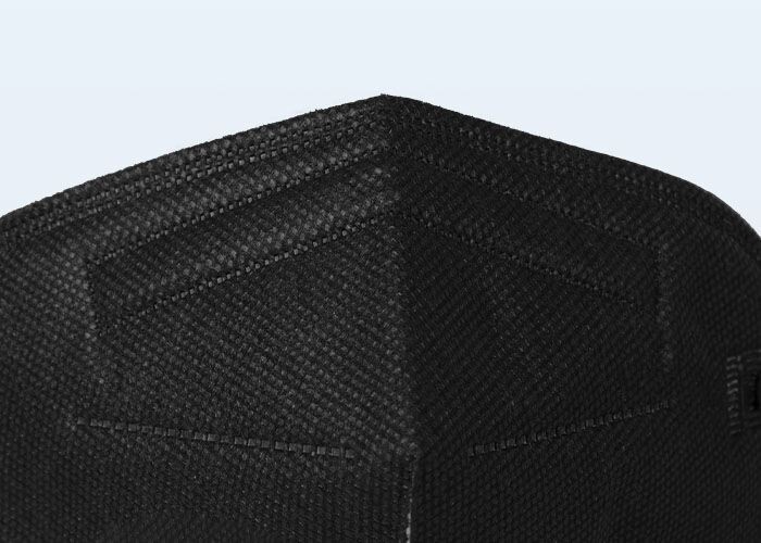 Kingfa KN95 Black Face Mask 10 Pcs Disposable Respirator 5-Ply Layer GB2626-2019
