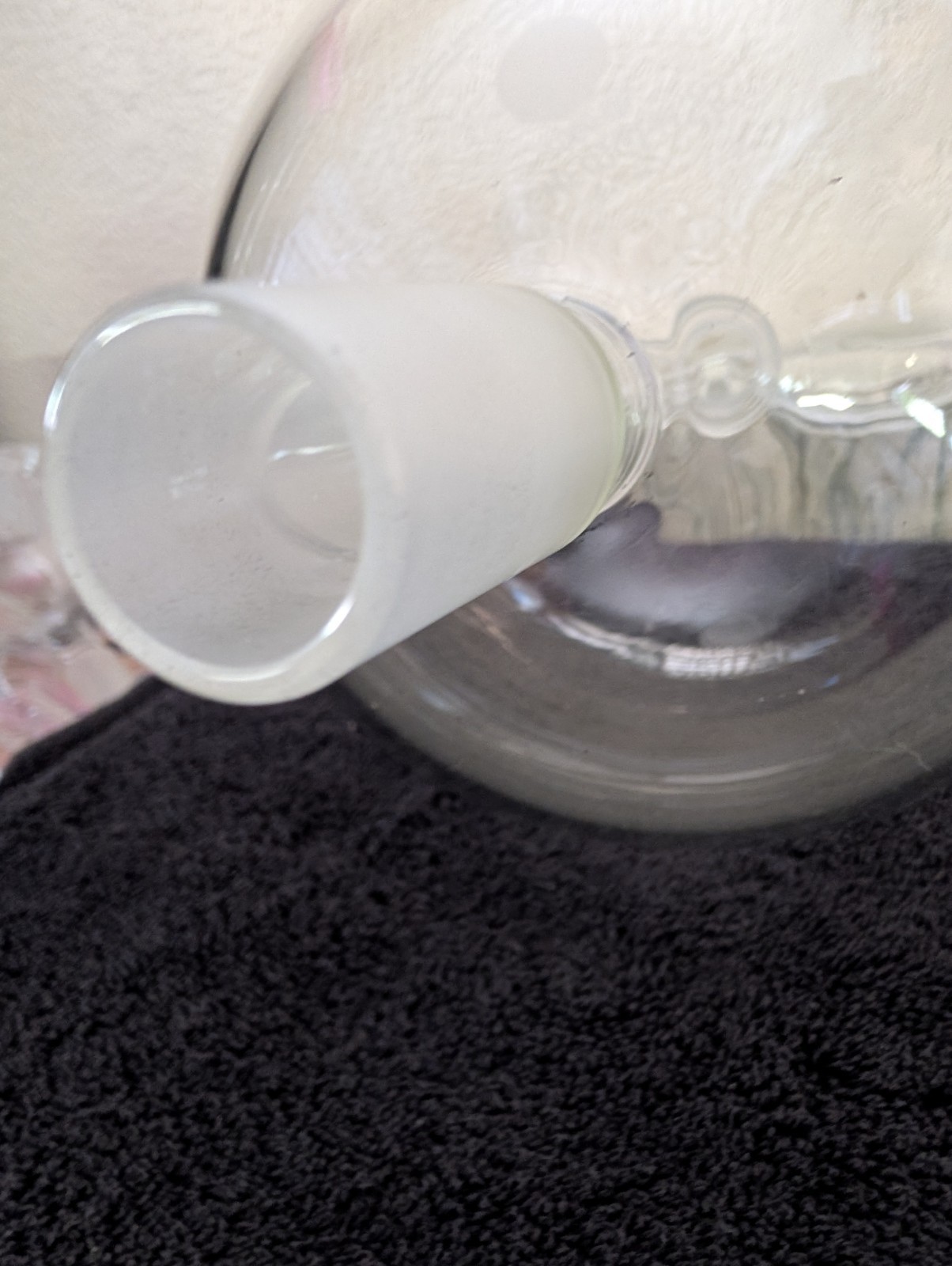 Chemglass 2000mL 2L Round Glass Flask 24/40 Joints Heavy Wall Lab Chemistry